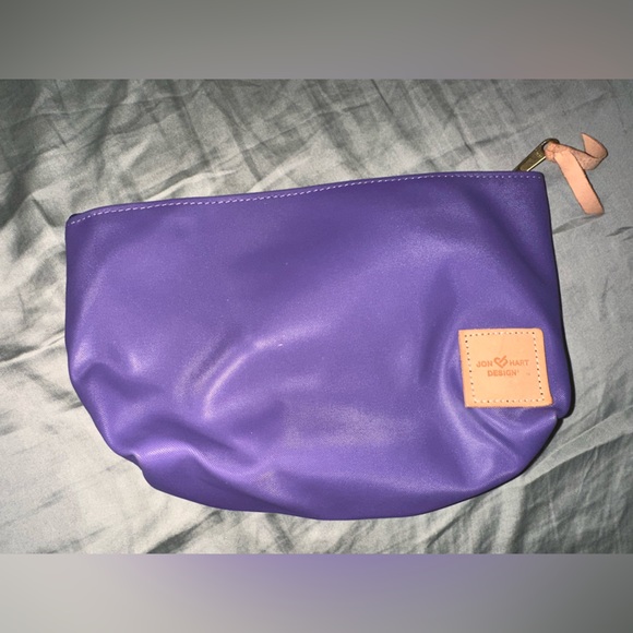 Jon Hart Makeup Toiletry Bag in Retired Purple Color - Melanie Stamp - Picture 2 of 4